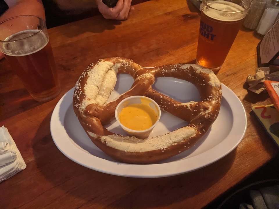 Bavarian Pretzel and Beer Cheese